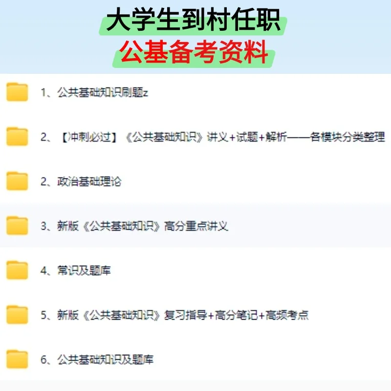 2025贵德县选聘大学生到村任职考试资料分享