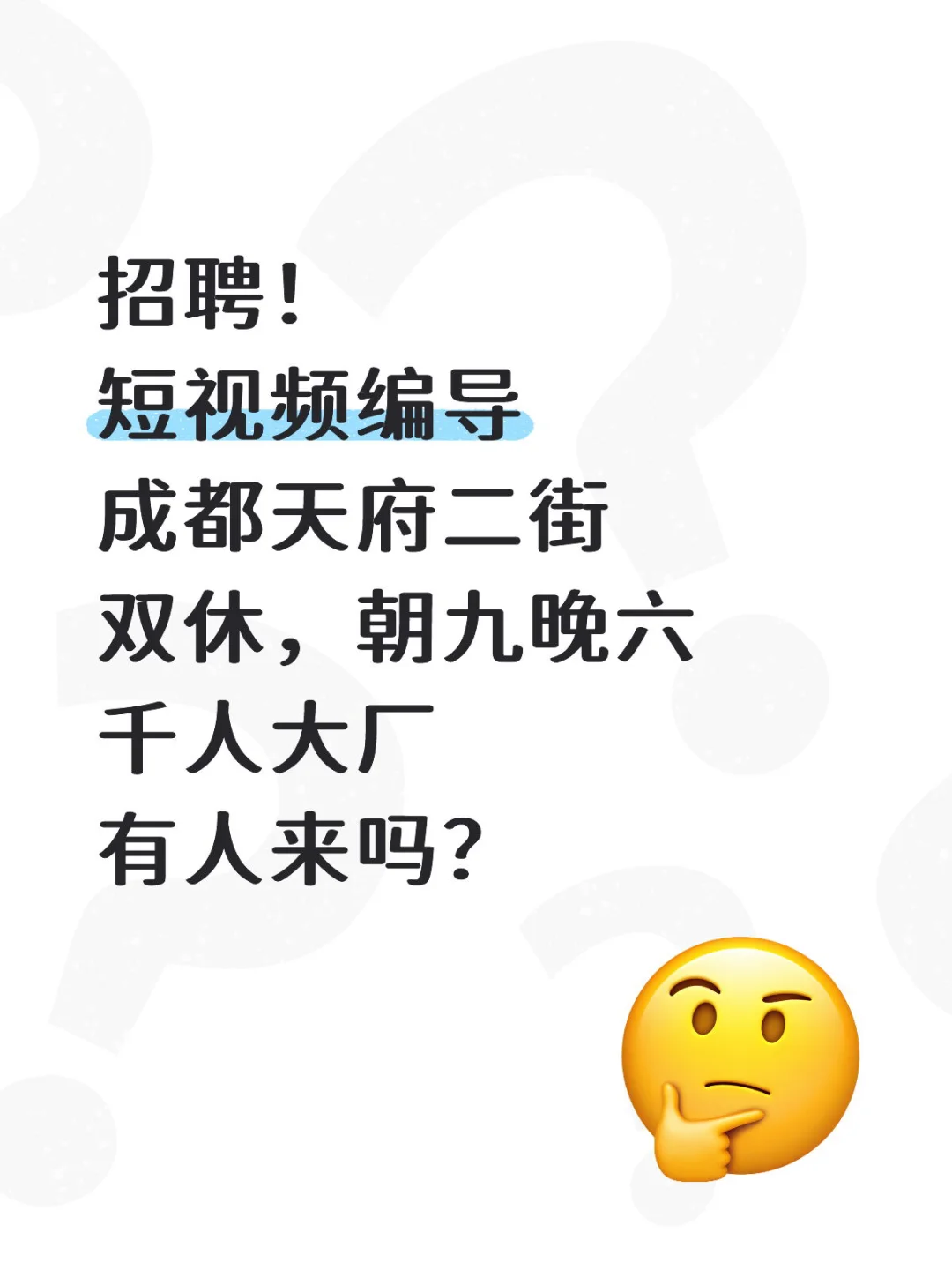 编导招聘