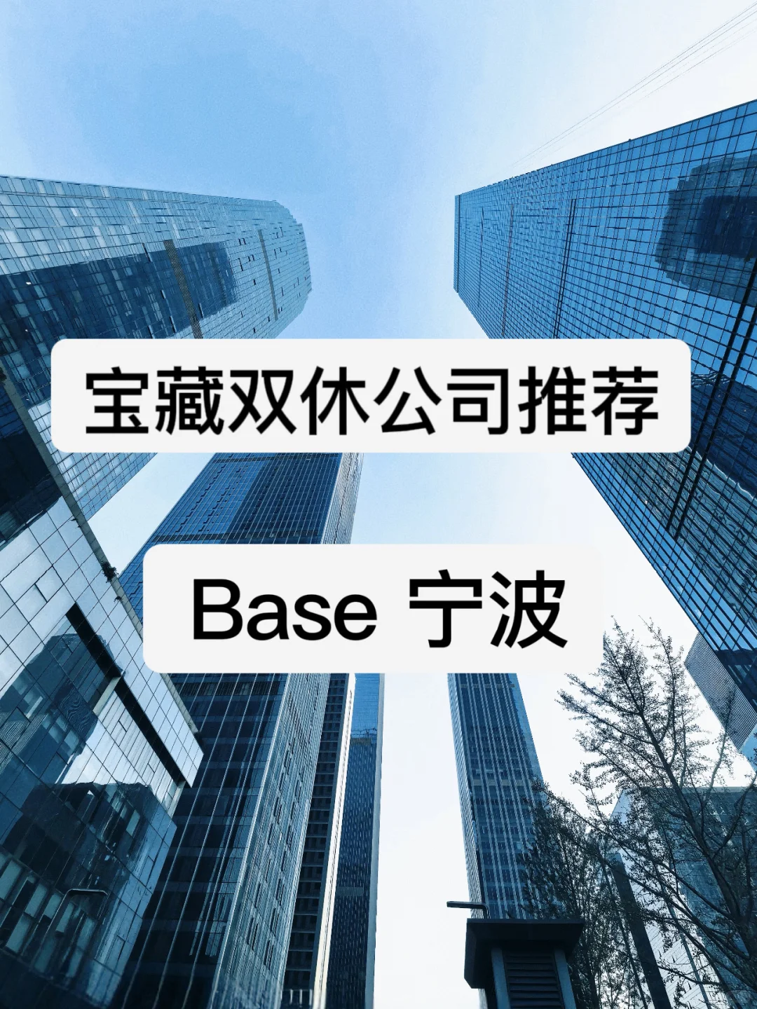 宁波宝藏双休公司整理好了！不允许大家错过