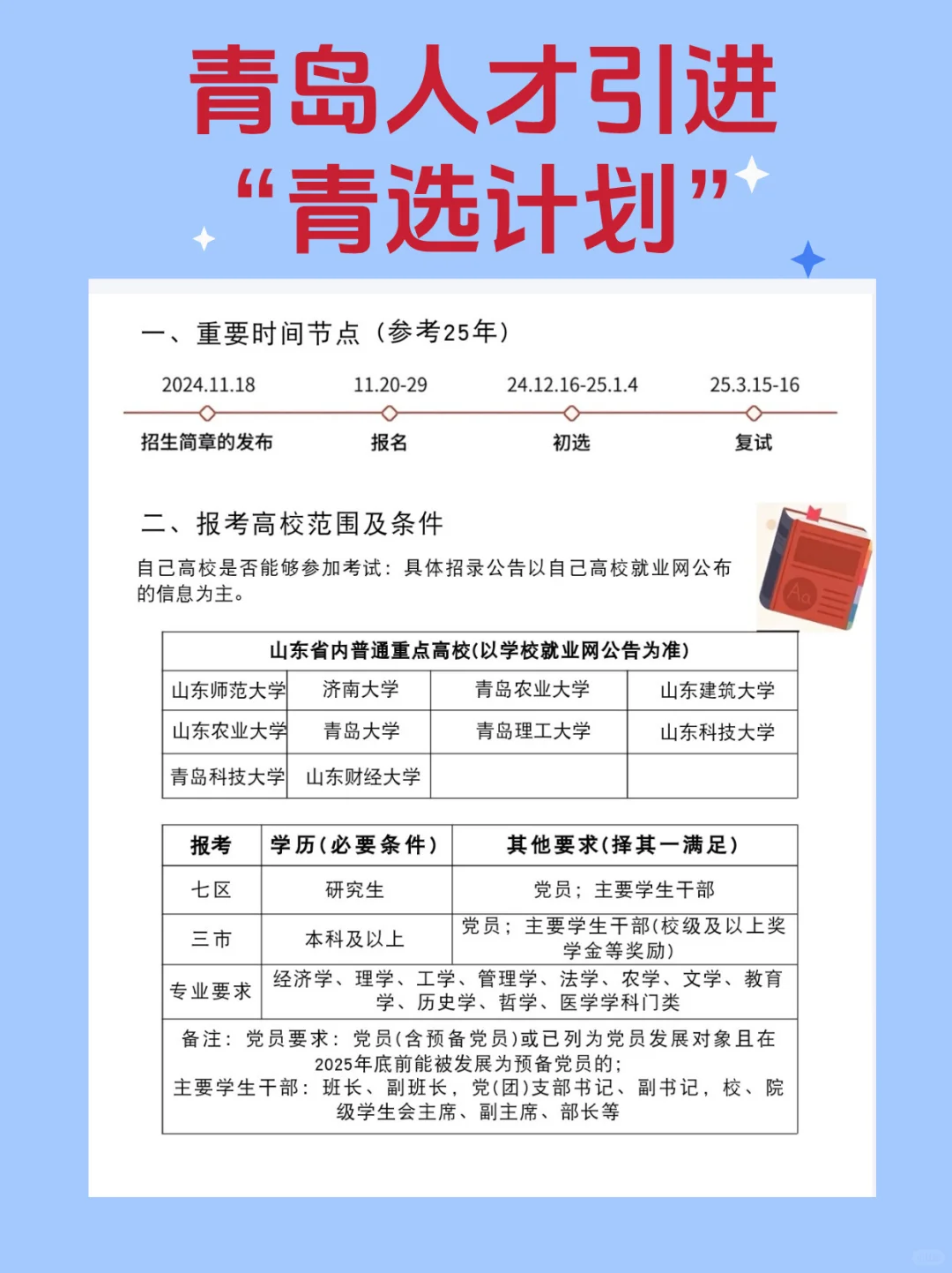 仅面试可转公，青岛“青选计划”人才引进