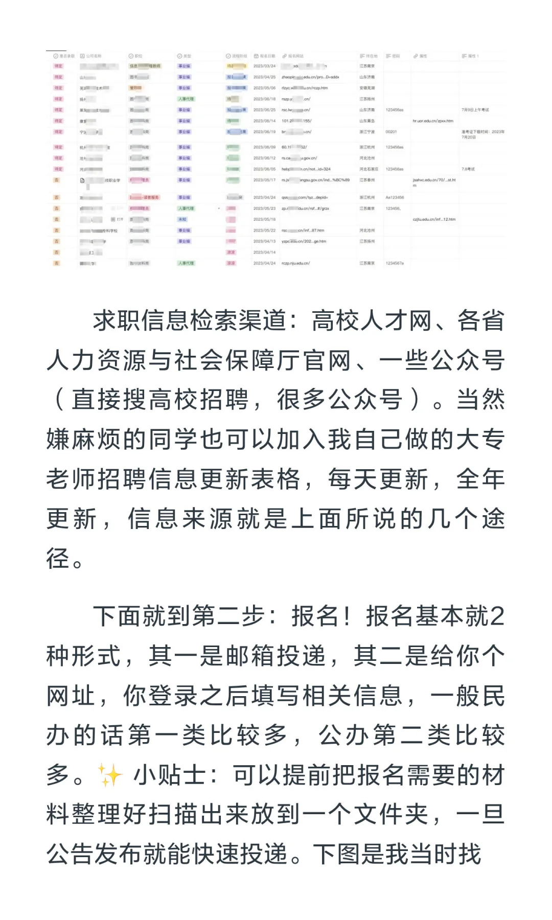 硕士毕业进大专当老师，完整过程梳理！