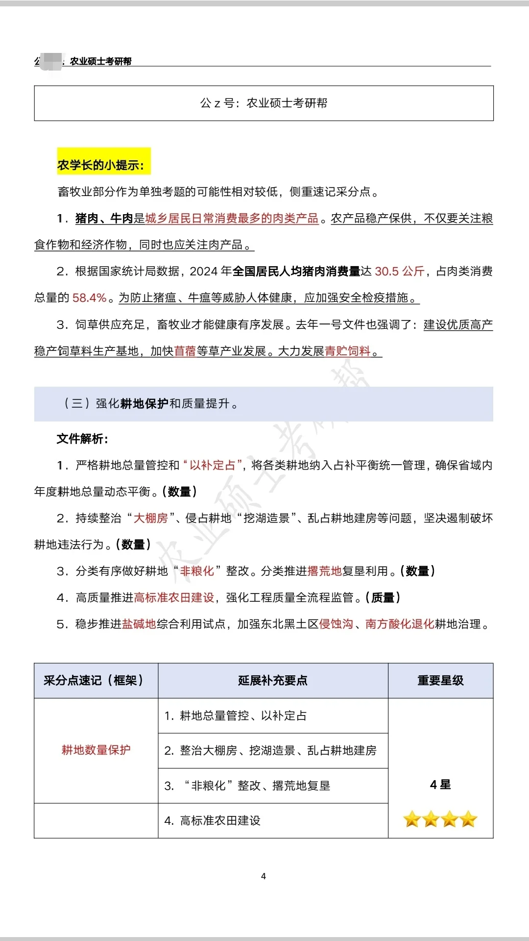 农业管理/农村发展-“三农”时政资料分享