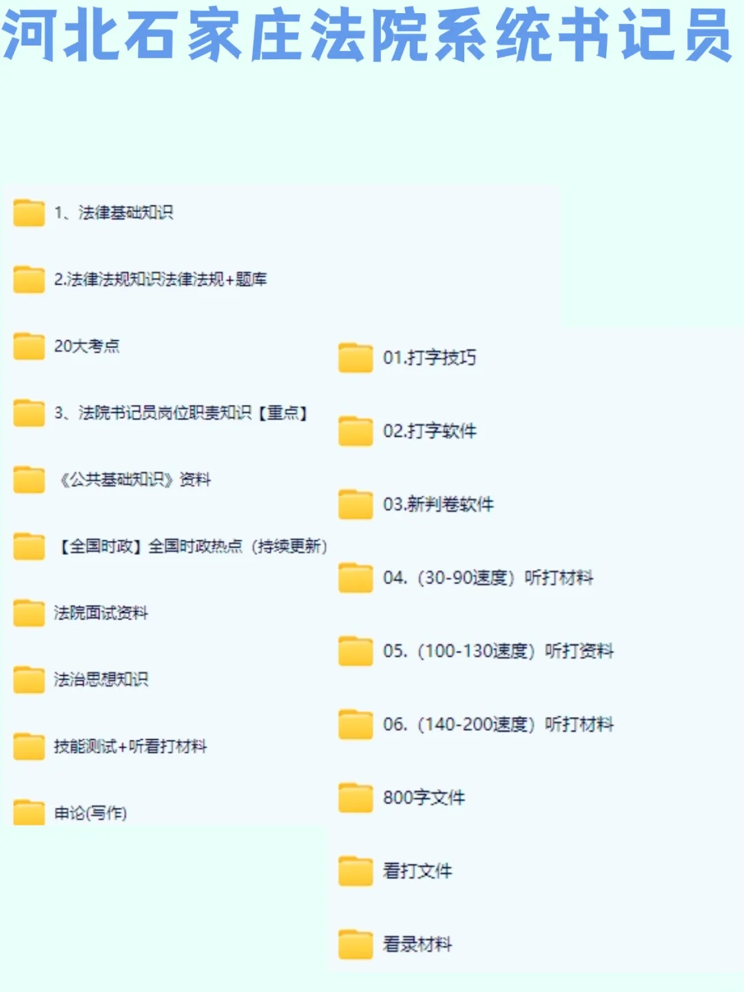 石家庄法院系统书记员考试 有手就行被错过
