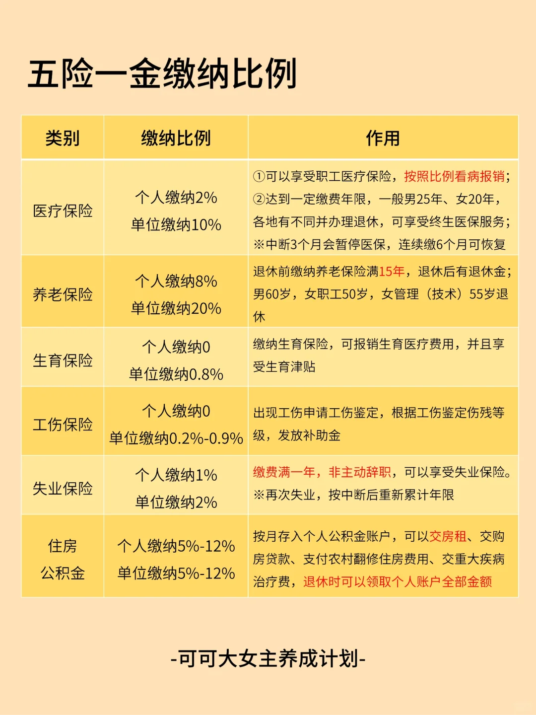 女生独立技能|学会用社保 五险一金不白交