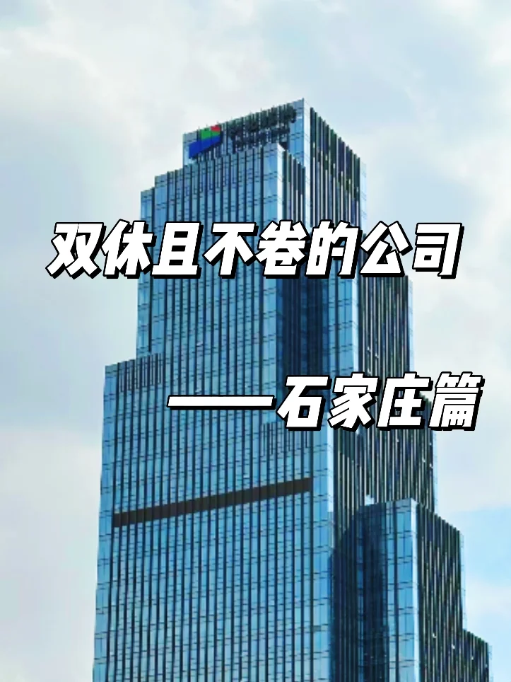 双休且不卷的公司:石家庄篇！