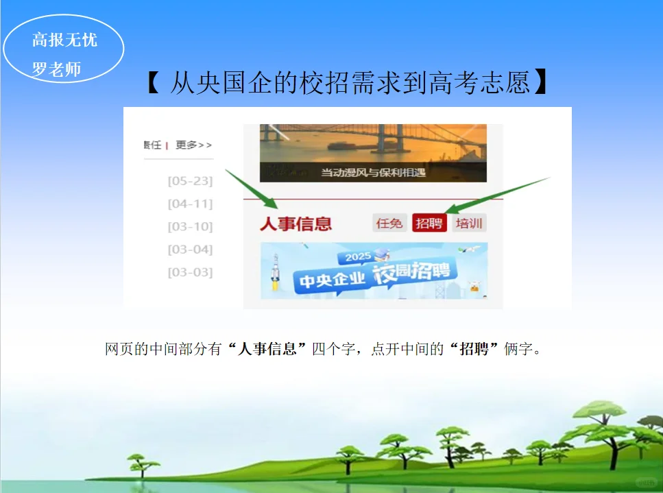 央国企校招需求到高考志愿填报