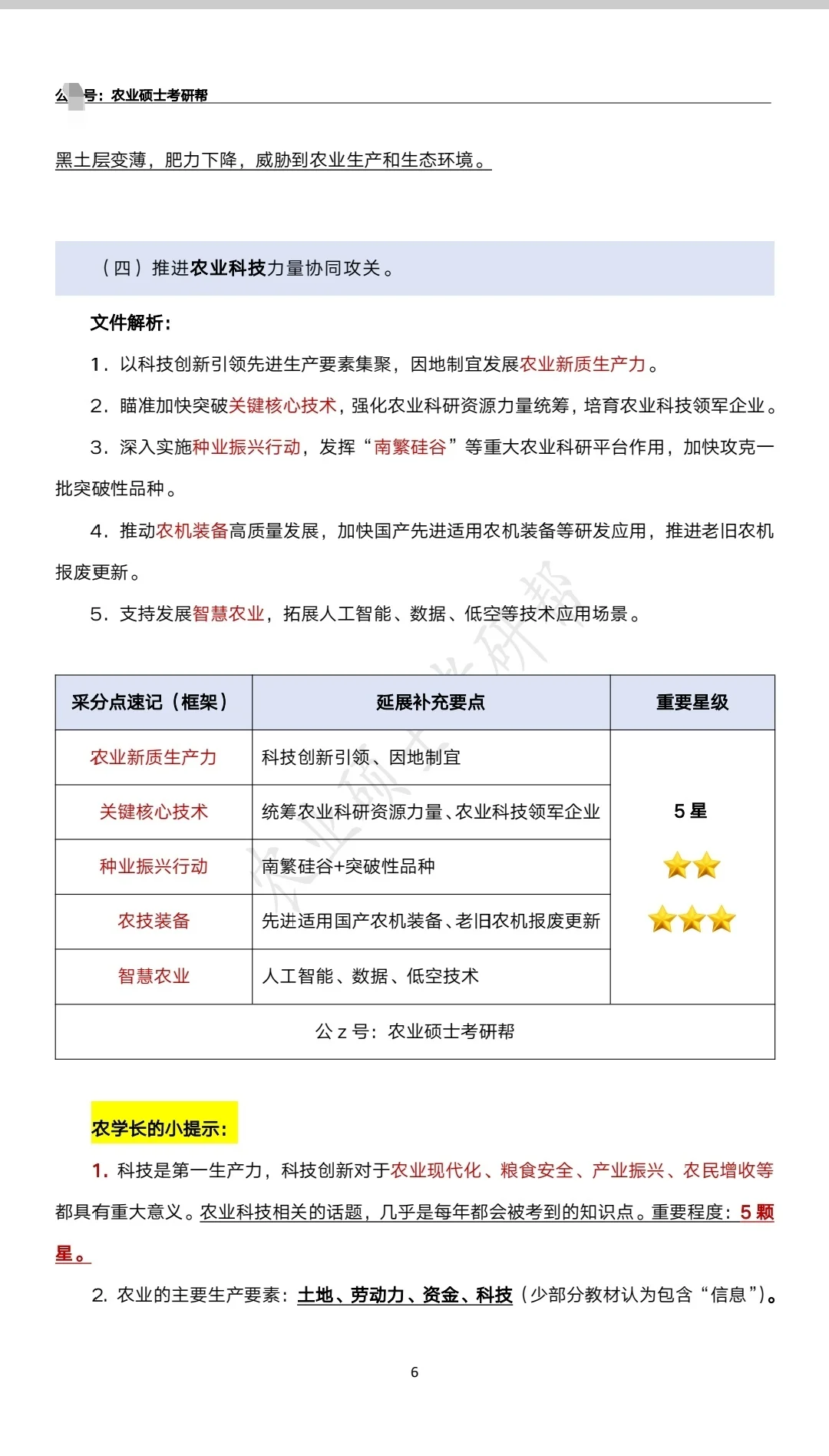 农业管理/农村发展-“三农”时政资料分享