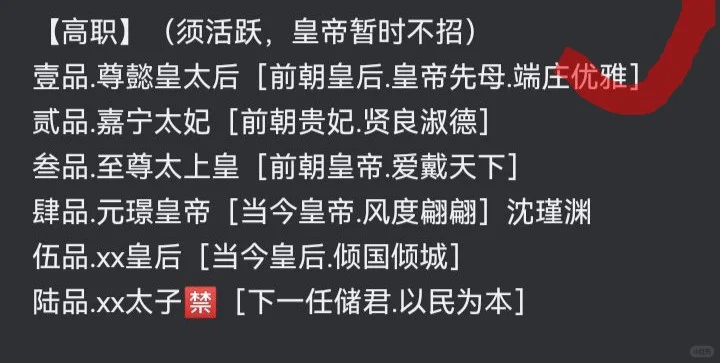 羽棠『主王府群』职位🈲偷/盗