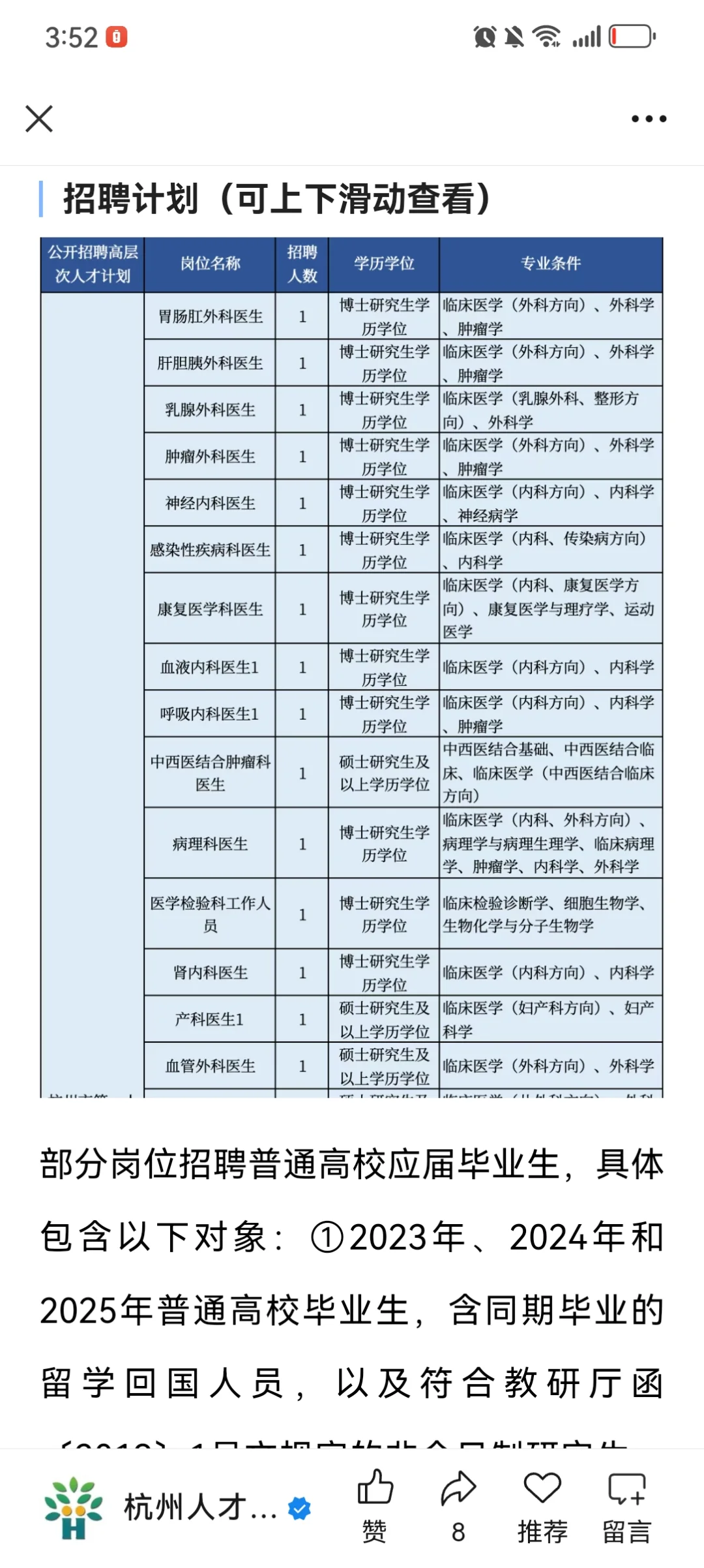 事业编，杭州招聘220人！