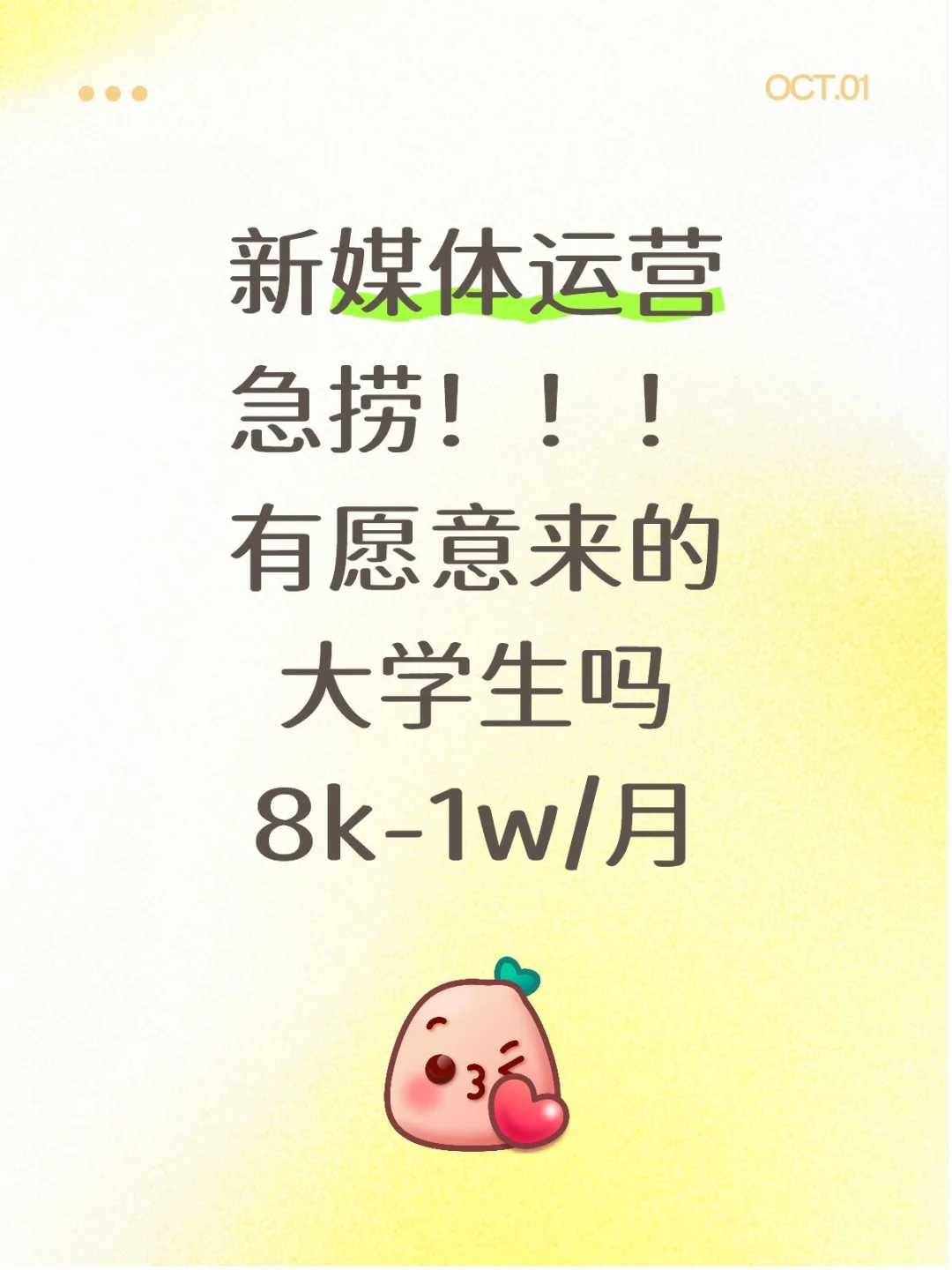 新媒体运营急捞！！！