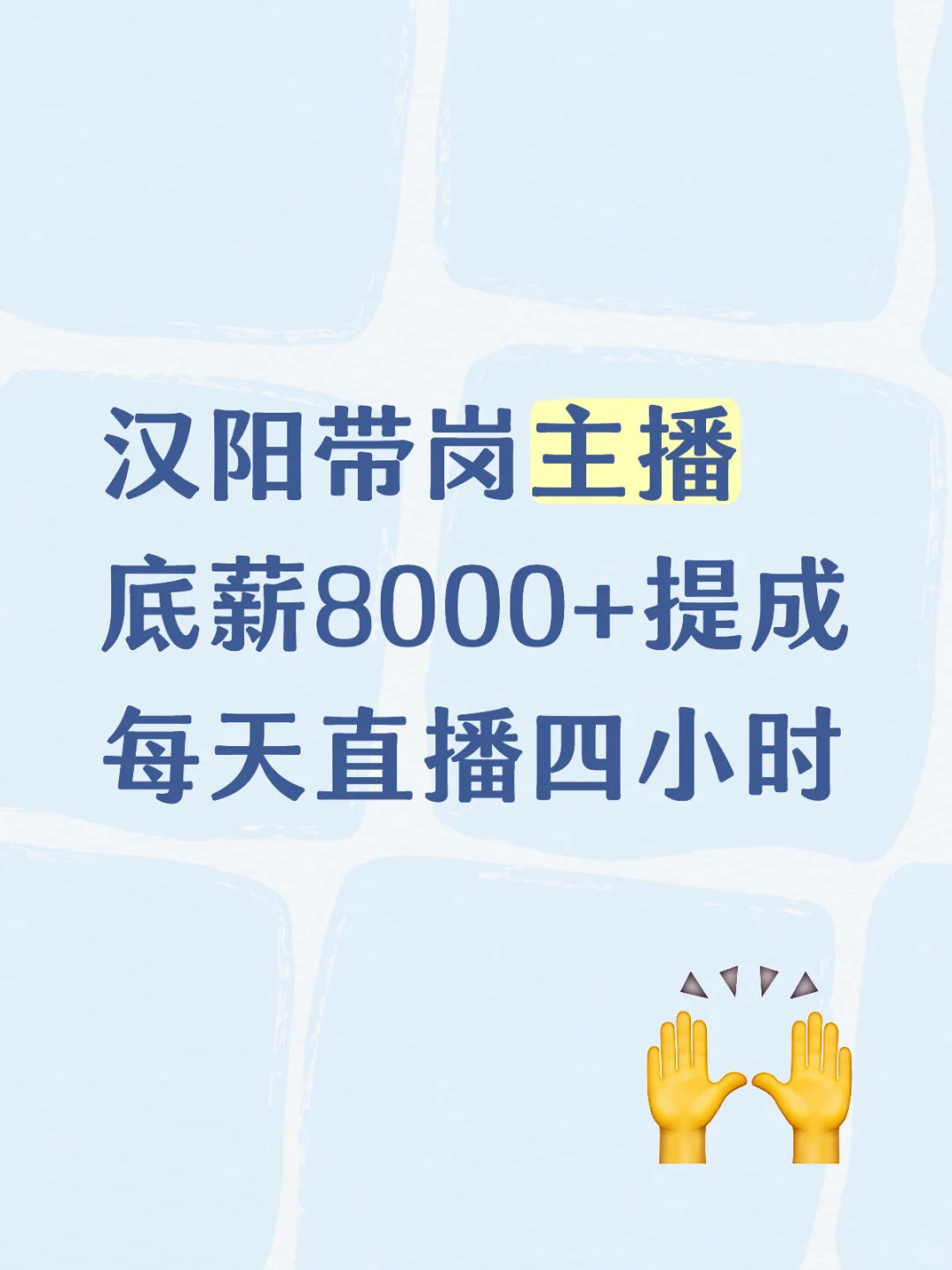汉阳主播