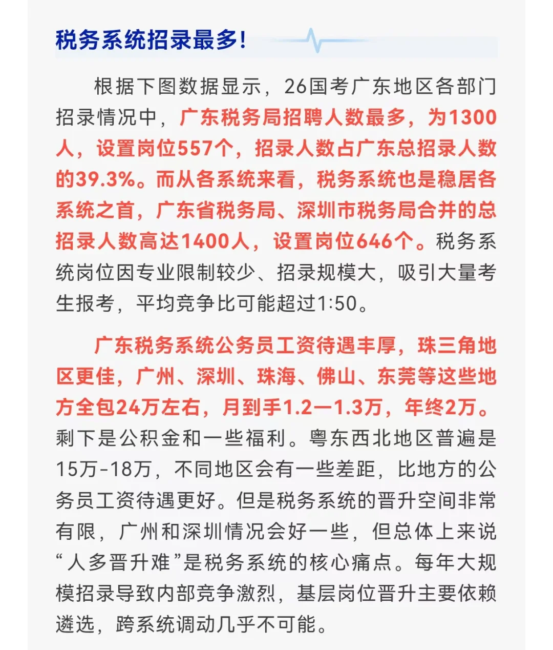 今年国考,广东招录人数全国遥遥领先!