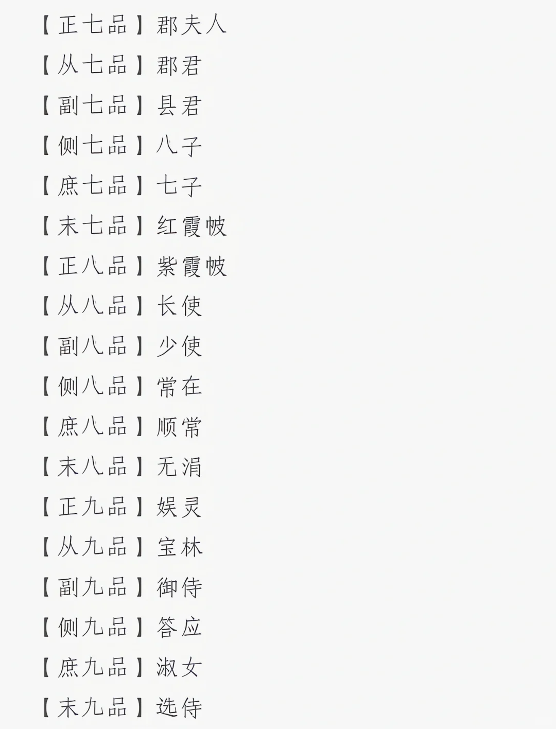 宫群超长妃阶来咯