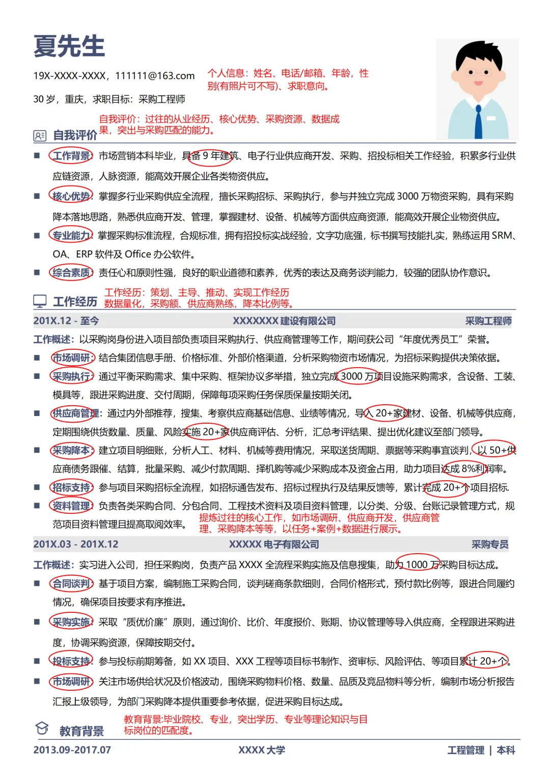30岁采购工程系，15K上岸简历分享