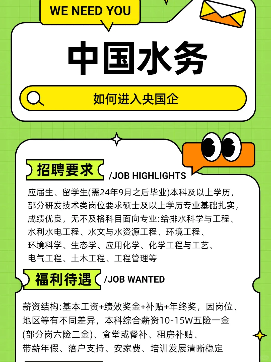 中国水务25秋招开始啦！应届生、留学生速看