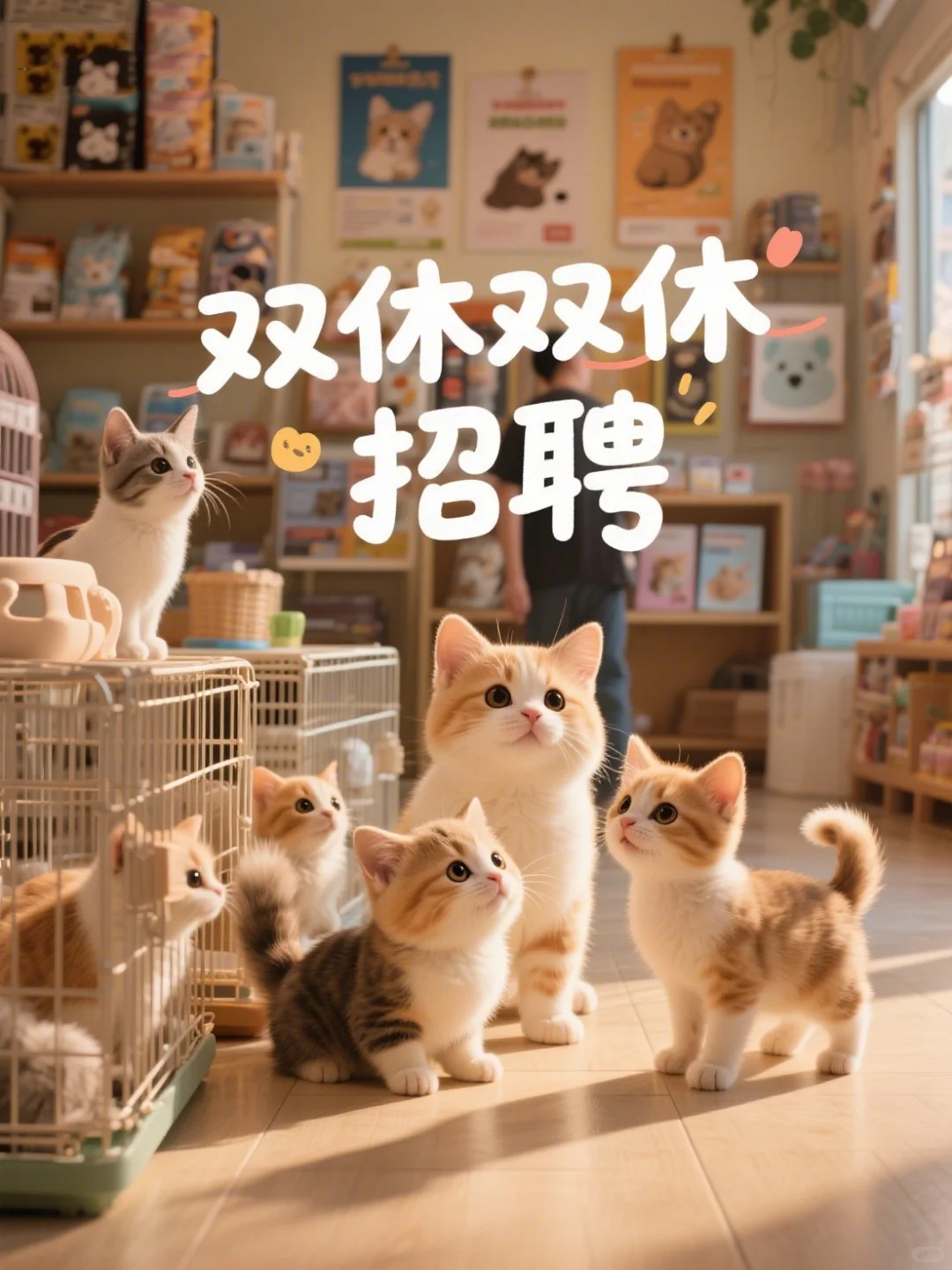 双休 双休！！！招聘啦🥰