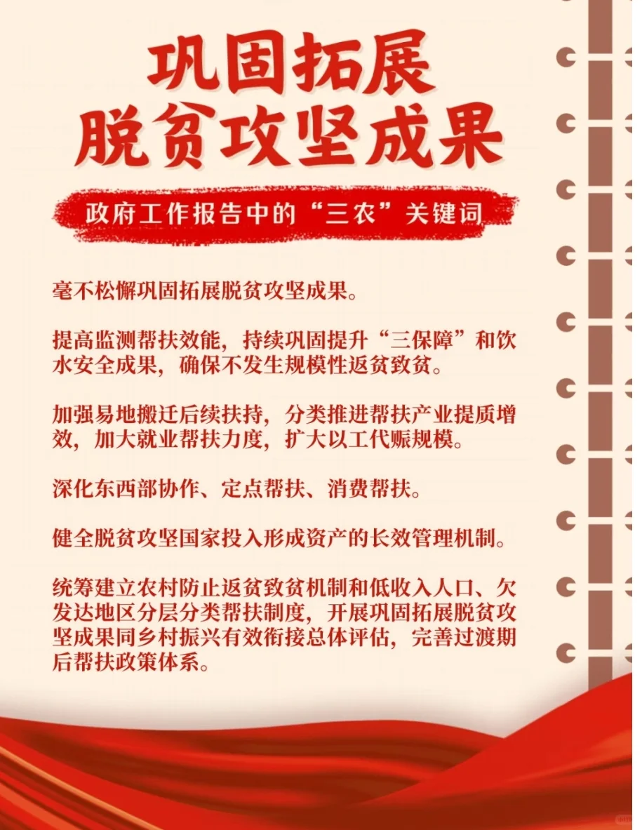 2025三农工作怎么干，政府工作报告划重点！