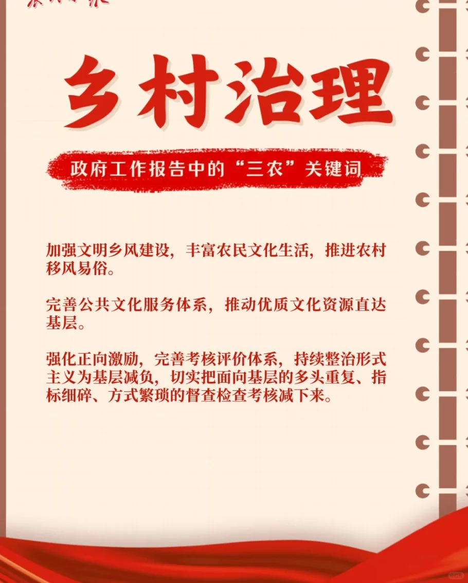 2025三农工作怎么干，政府工作报告划重点！
