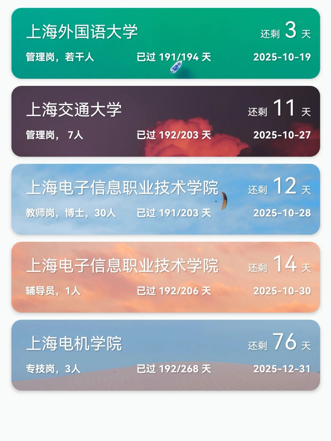 事业编|10.16上海高校招聘分享，硕士机会多