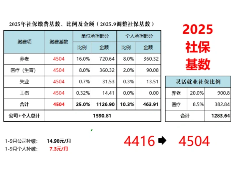 2025山东社保基数又又又涨啦！