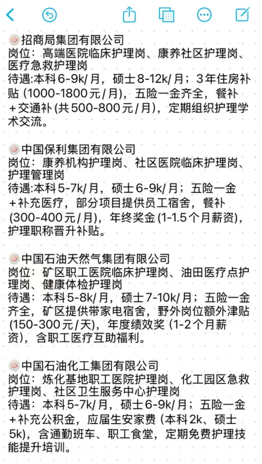 秋招一定要去尝试一下的央国企——护理类