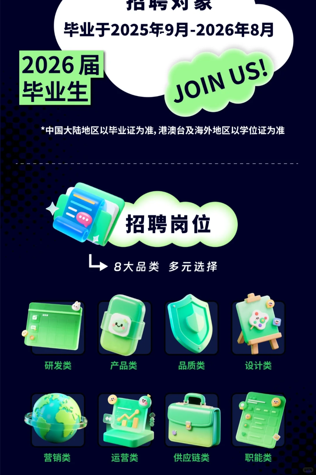 UGREEN绿联26年秋季校招开启！