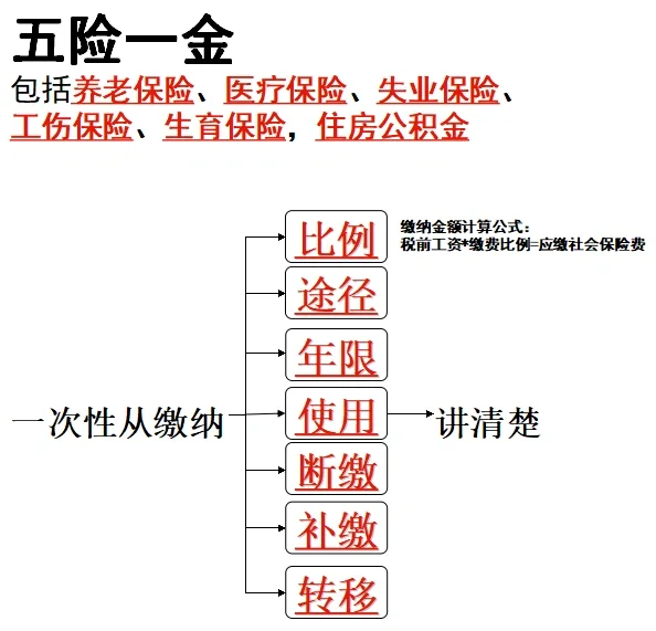 五险一金终于讲明白了