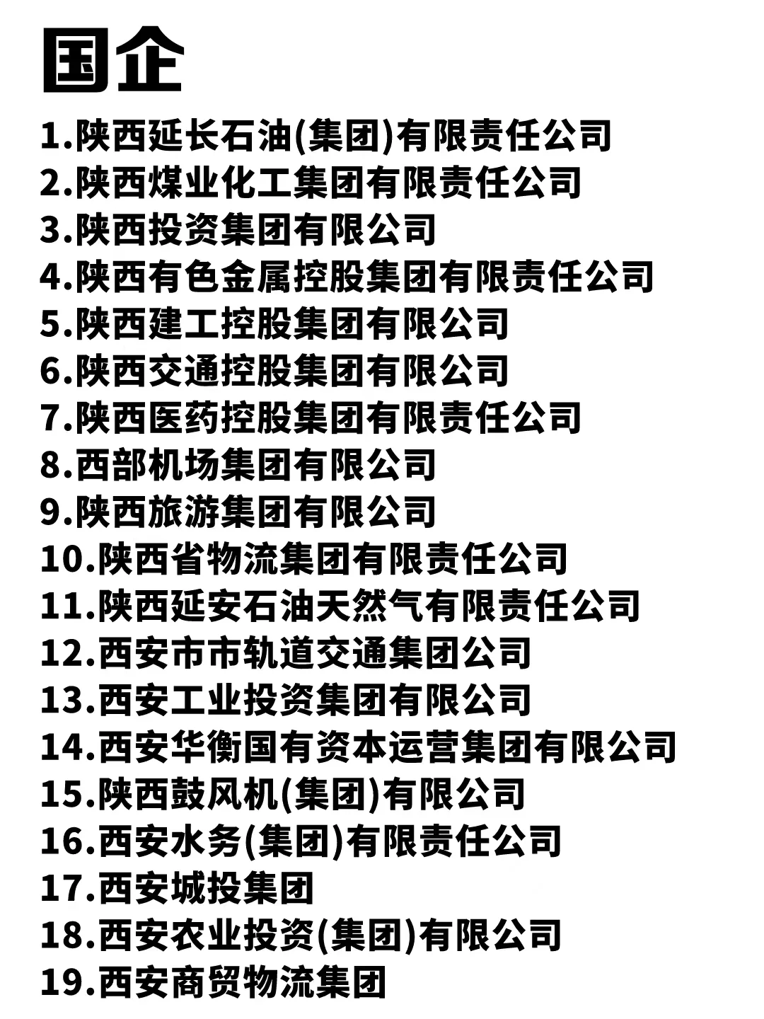 值得去的央国企—西安篇