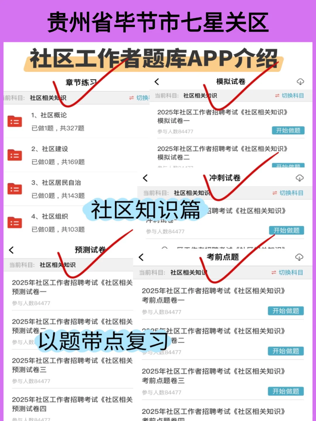 毕节七星关社区工作者的备考建议