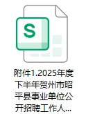 贺州事业单位也出公告了！103人，明天报名