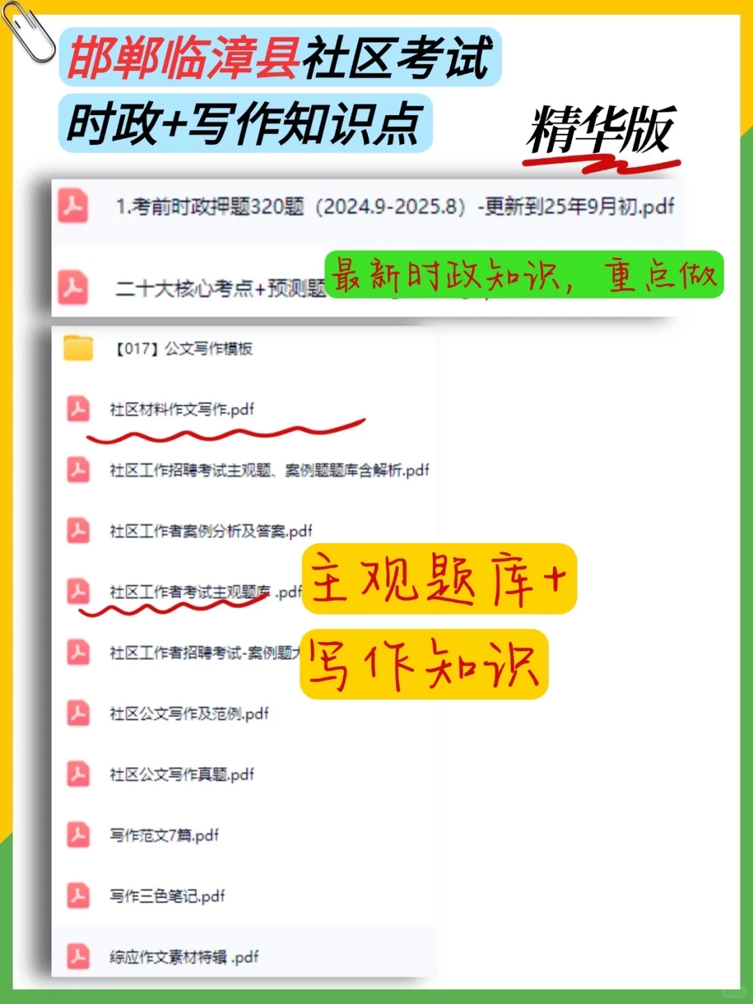 普及下邯郸临漳县社区招聘的强度，背吧！