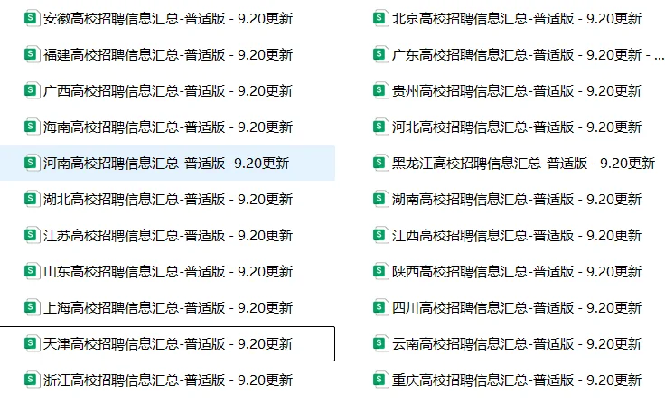 硕士🉑进高校9.20更新，开始大量招人啦