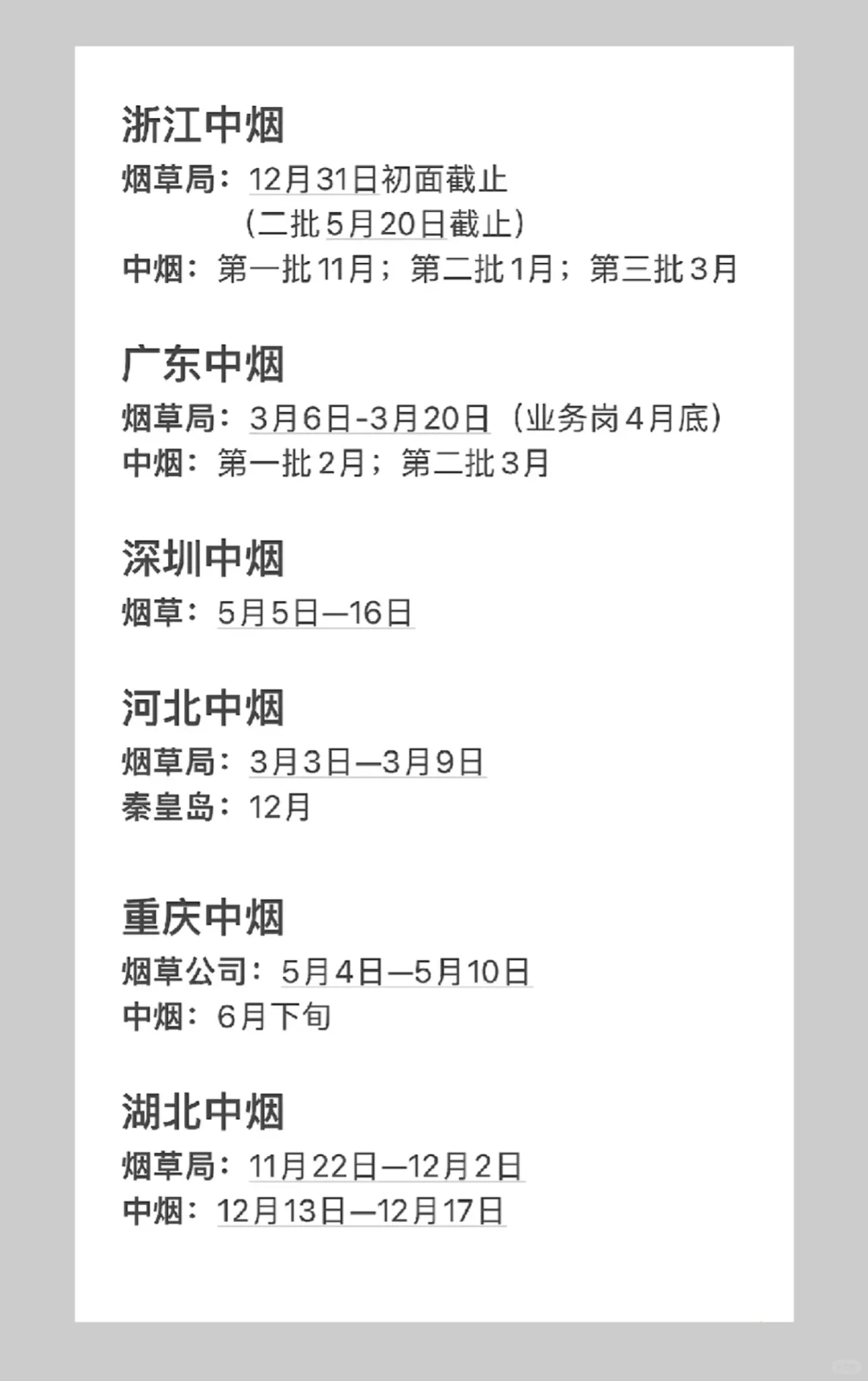 2026中国烟草全面巡考开始啦！