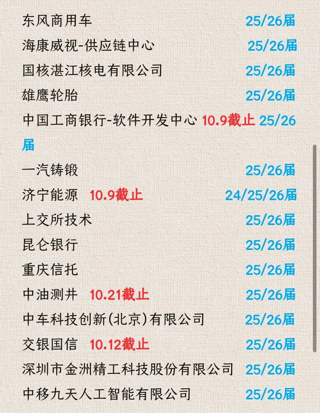 央国企：往届生我们来宠！