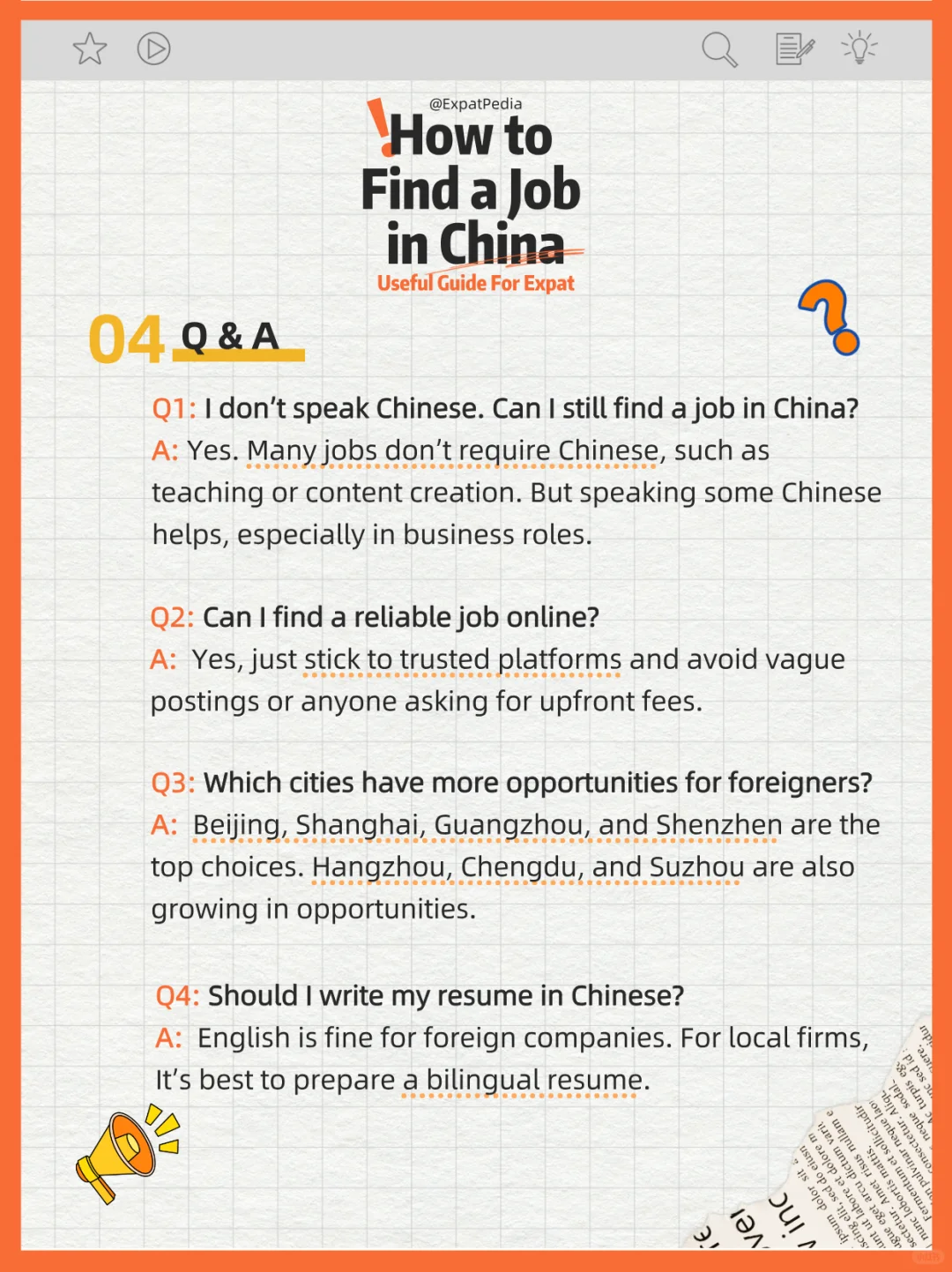 Recommended Jobs for Expats