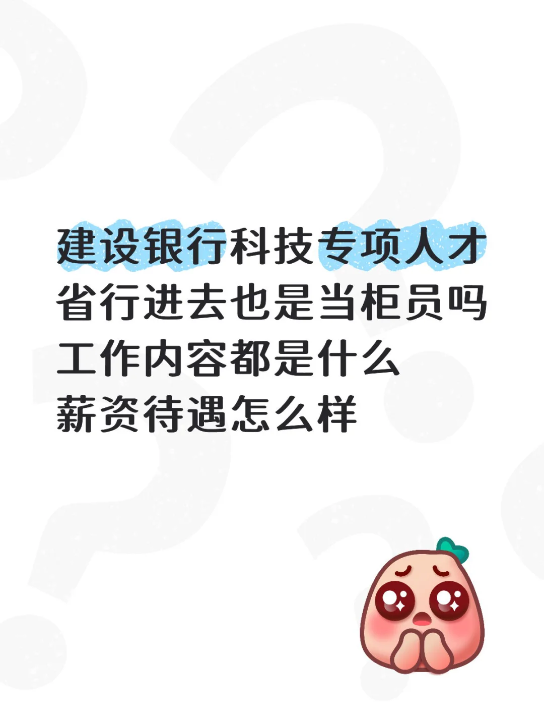 建行招聘求助