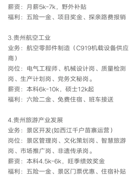 秋招可以投的央国企（贵州篇）