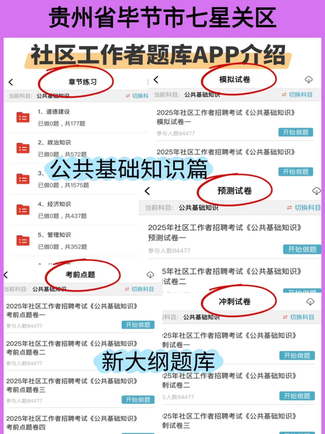 毕节七星关社区工作者的备考建议