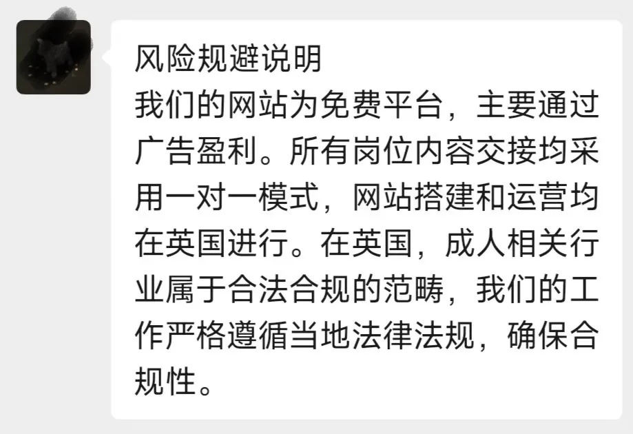 关于找远程工作时误入颜and色网站这件事