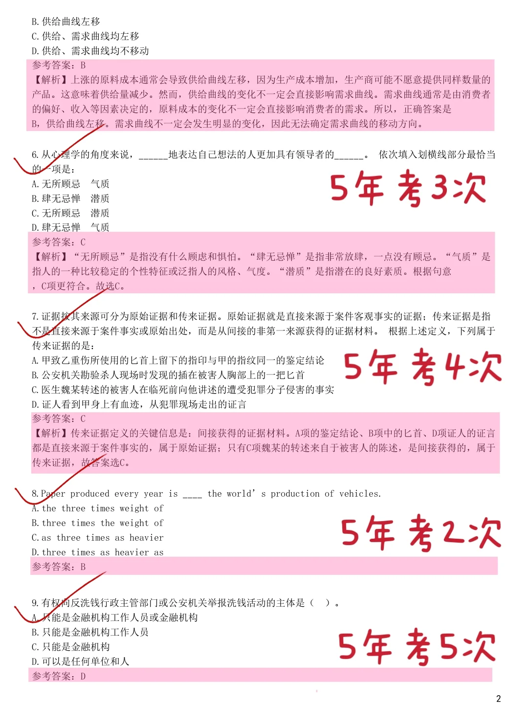 10.16 恒丰银行，就这 300 母题，熬夜背吧
