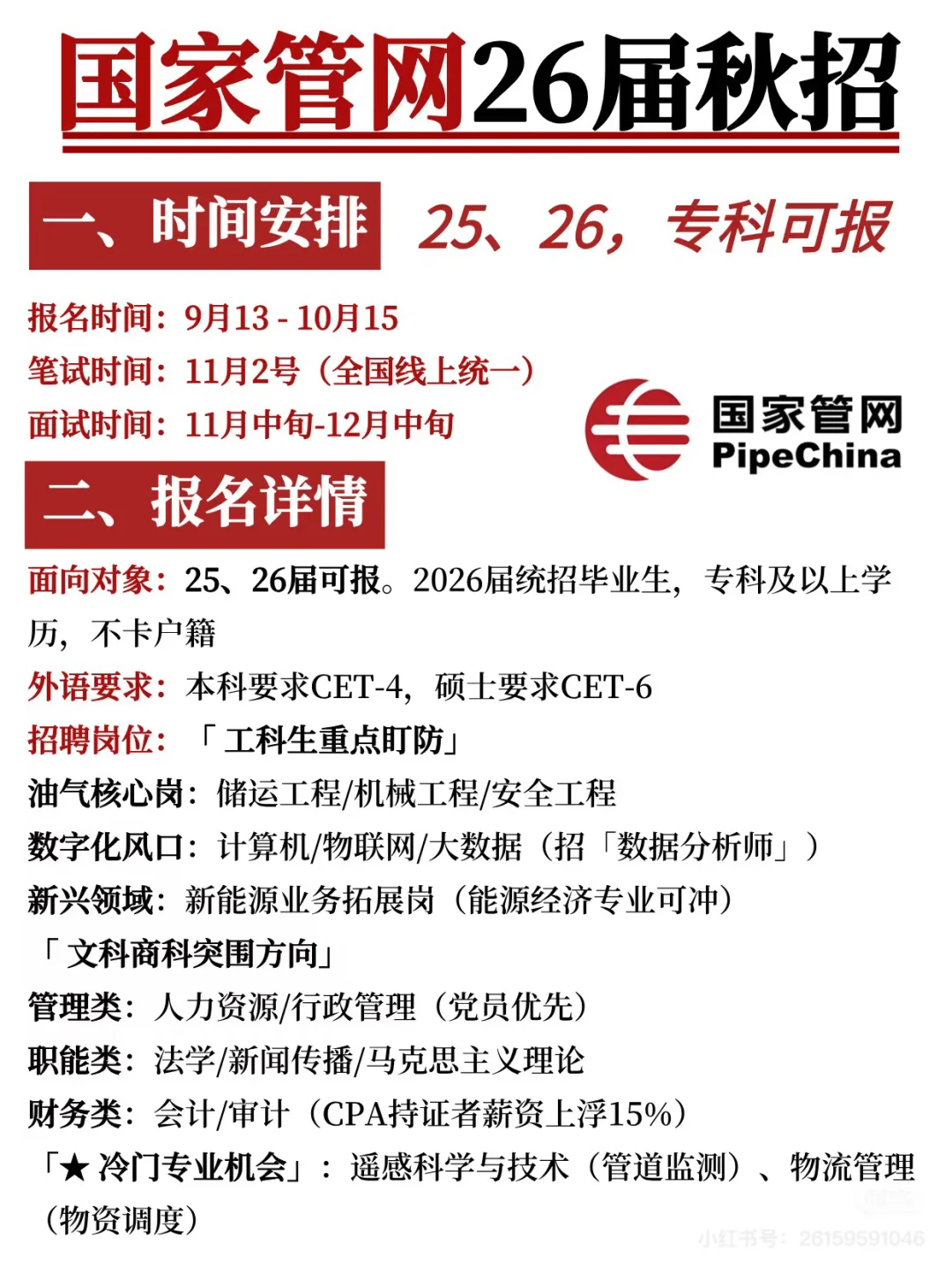 26届博士求职国央企-能源企业
