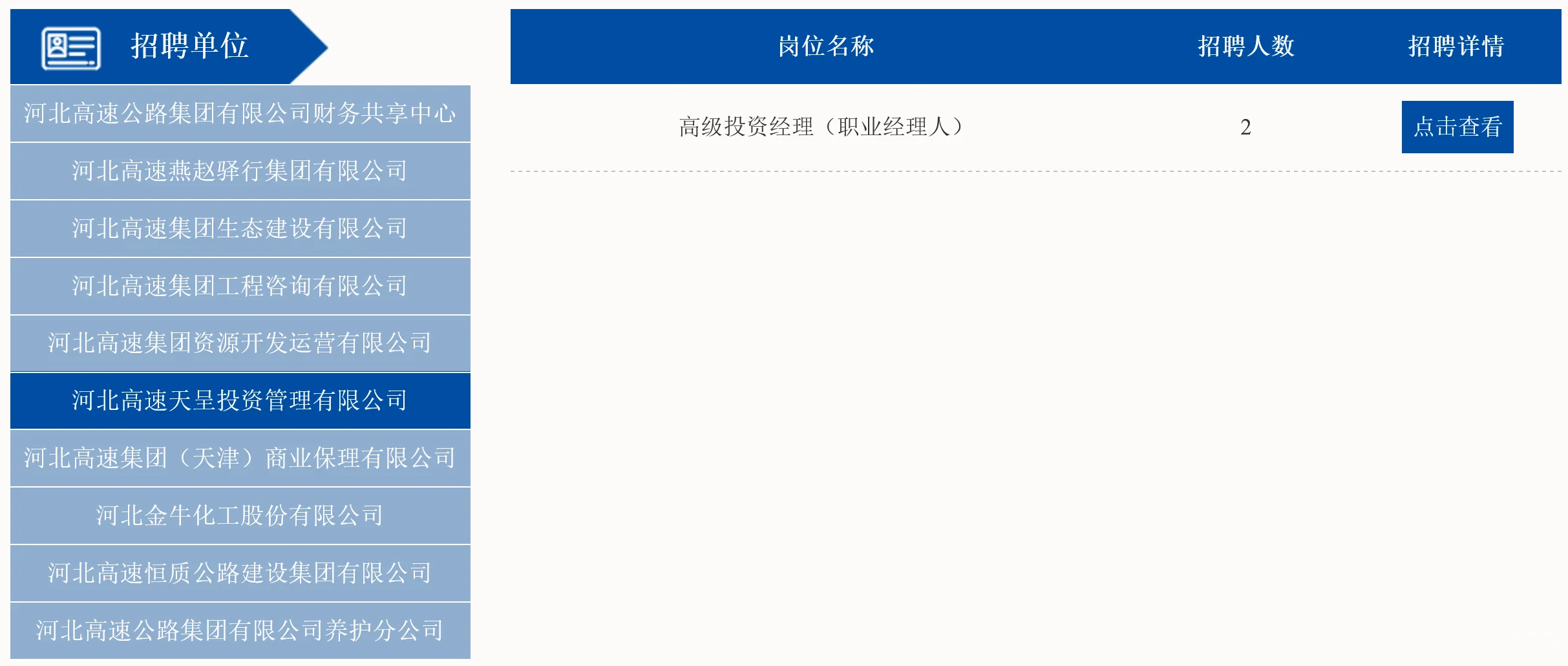 河北高速公路集团有限公司2025年社会招聘