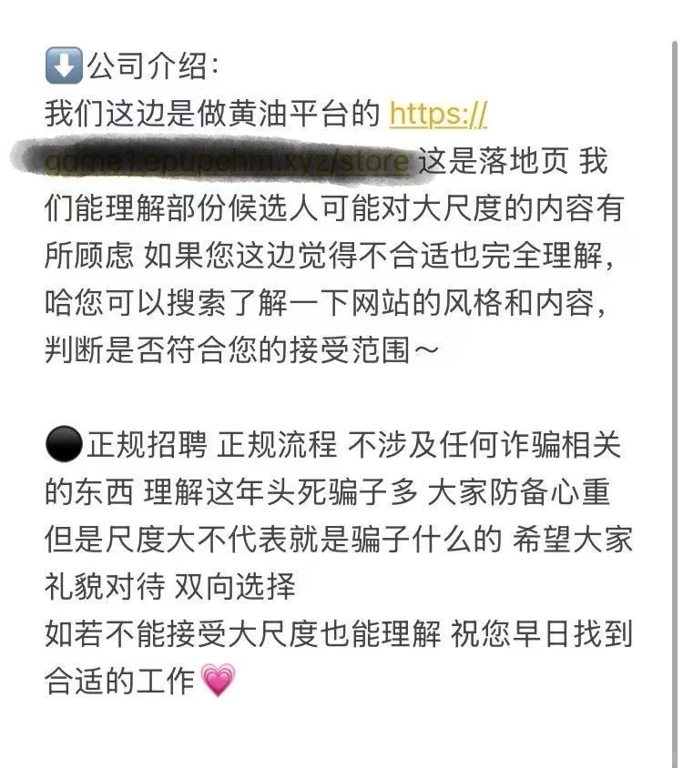 关于找远程工作时误入颜and色网站这件事