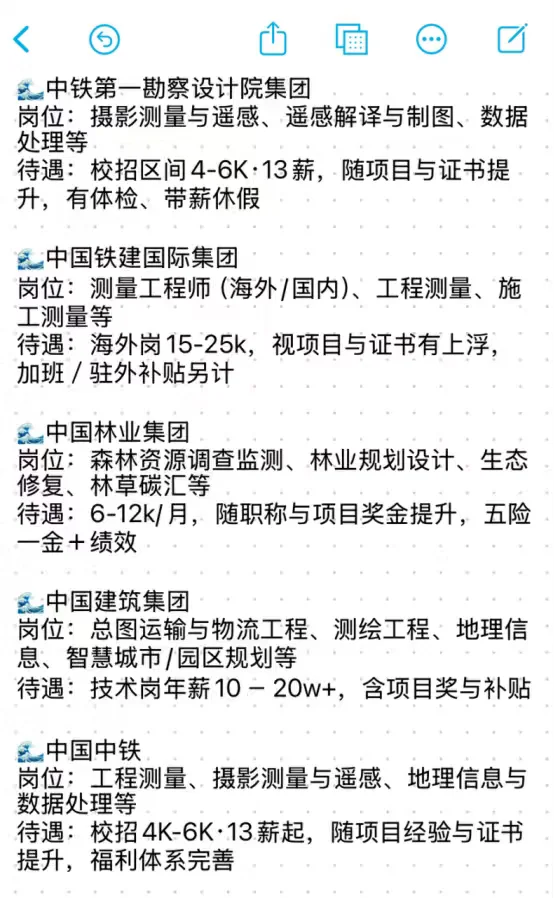 秋招一定要去试试的央国企——地理科学类
