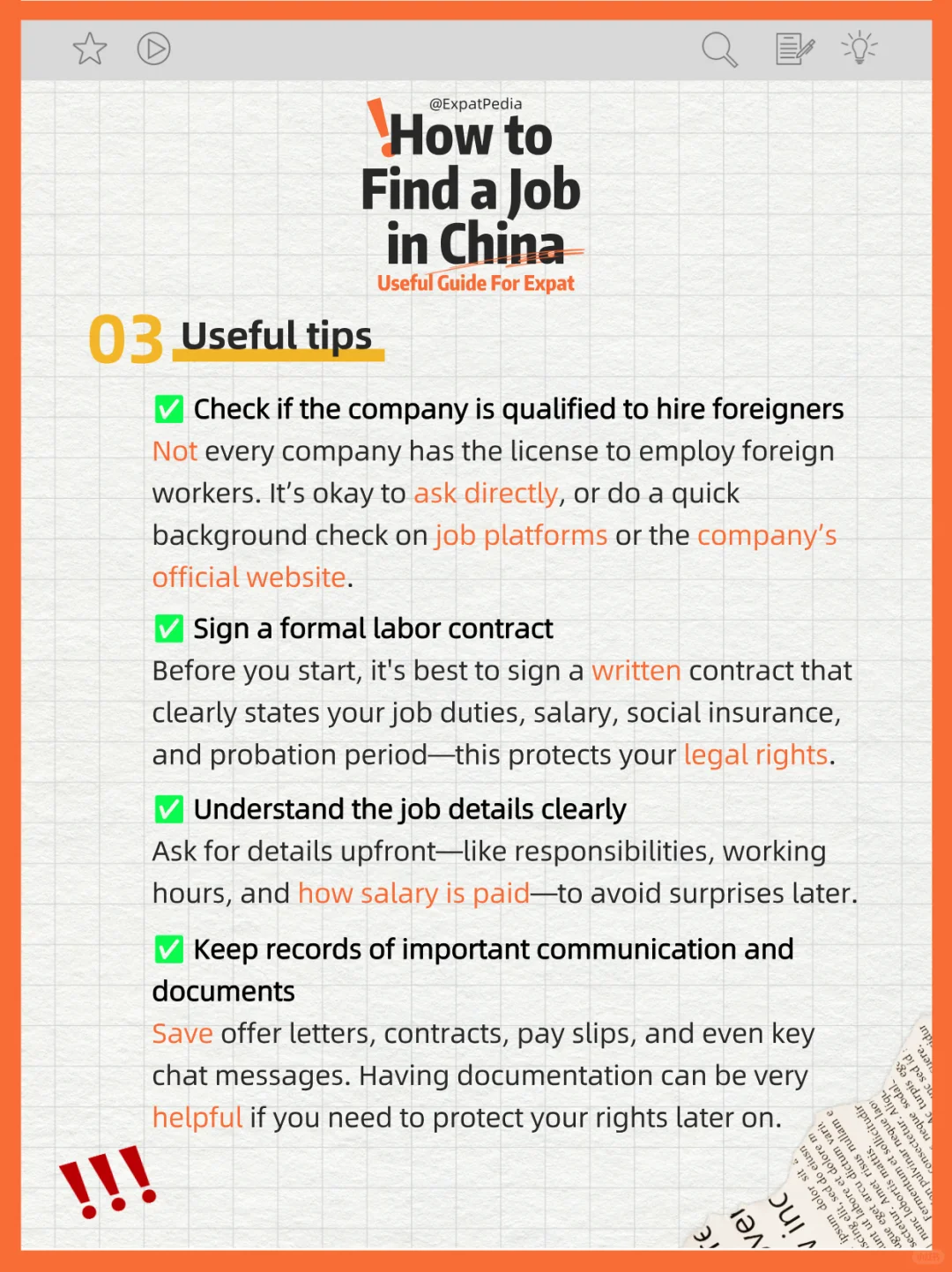 Recommended Jobs for Expats