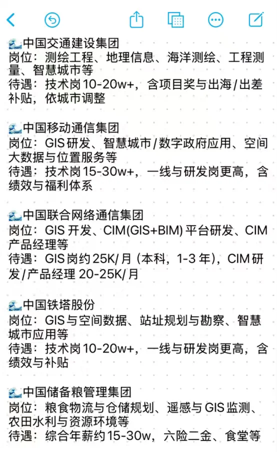 秋招一定要去试试的央国企——地理科学类