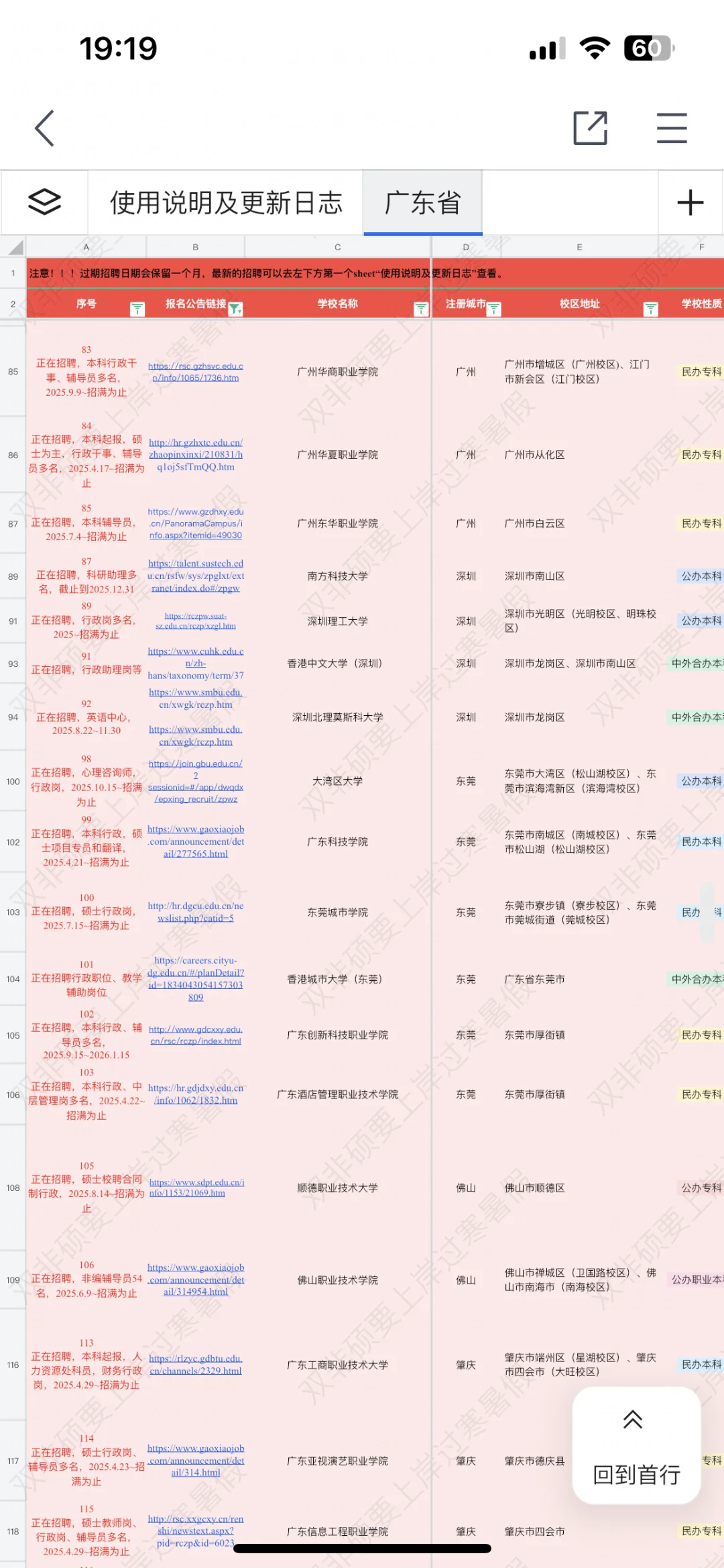 广东高校近期招聘汇总（硕士篇）