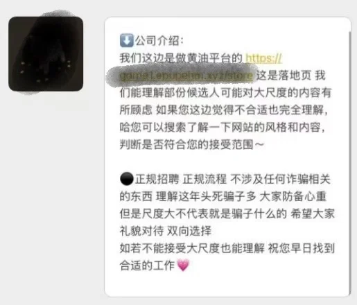 关于找远程工作时误入颜and色网站这件事