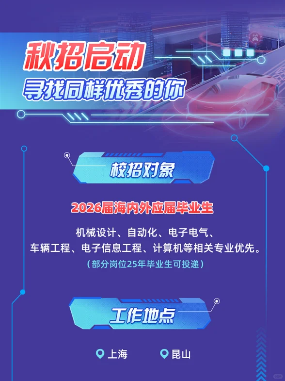 电装2026校园招聘疾速启程