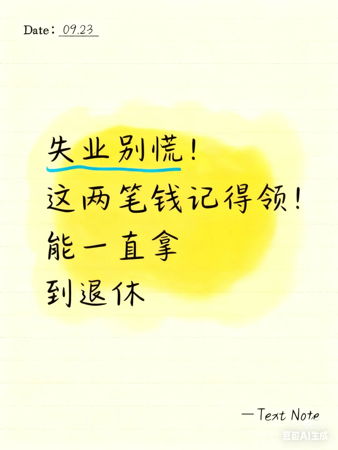 这两笔钱记得领！能一直拿到退休！💰